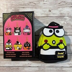 Keroppi Loungefly Hello Kitty & Friends Halloween Costume Mini Backpack Keychain
